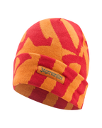 Bonnet à motif rouge et orange avec logo Jägermeister