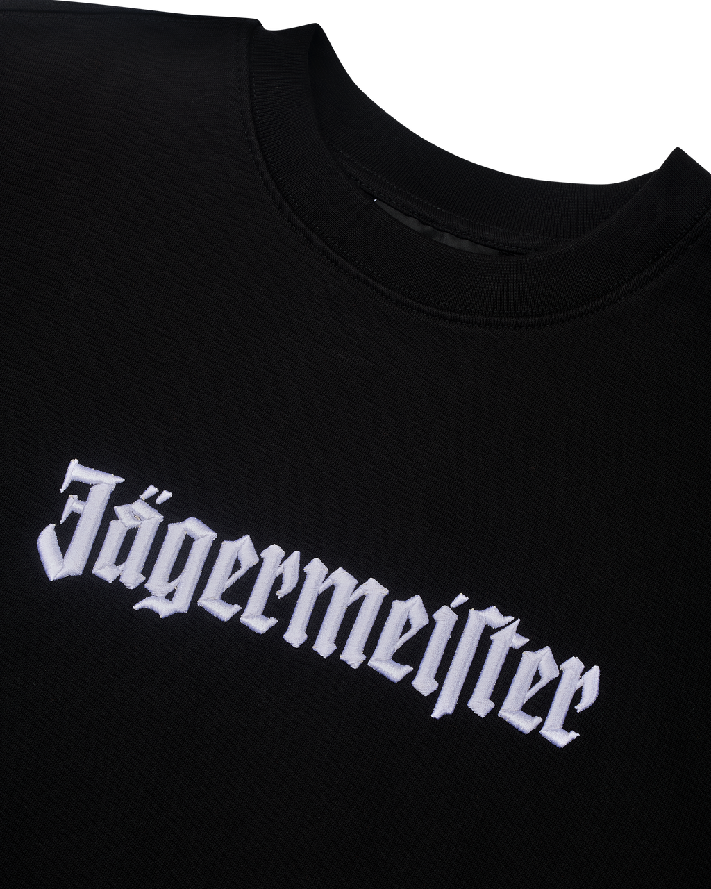 Chemise noire avec wordmark blanc Jägermeister
