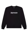 Sweat-shirt noir avec wordmark blanc 'Jägermeister'