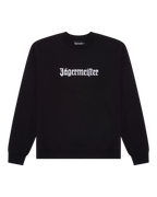 Sweat-shirt noir avec wordmark blanc 'Jägermeister'