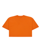 T-shirt court orange Jägermeister vu de dos.