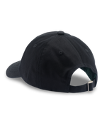 Casquette de baseball Jägermeister noire vue de dos. Aucun logo visible.