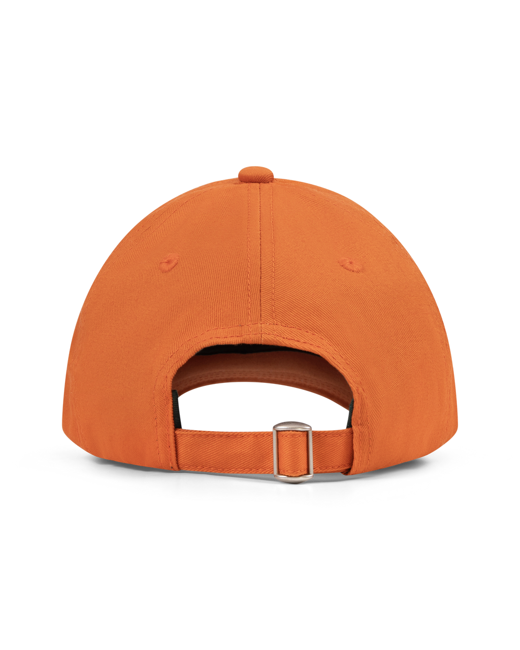 Casquette orange Jägermeister Racing vue de dos.