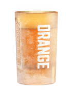 Verre à shot Jägermeister Orange givré avec le texte « Orange » 