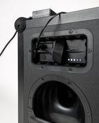Haut-parleur Soundboks noir vu de dos
