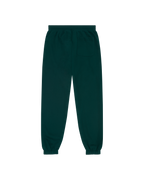Dark green Jägermeister sweatpants from the back.